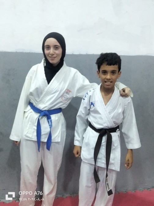 بسام أصغر لاعب يحصل علي الحزام الاسود في الكاراتيه بمطروح و يهدي تفوقه للمحافظ ويطلب مقابلته