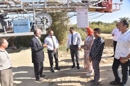 بدء تشغيل خط مياه الشرب بقرية أغورمى بواحة سيوة