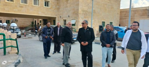 سكرتير عام محافظة مطروح الجديد يتفقد مركزي الحمام والعلمين شرق مطروح
