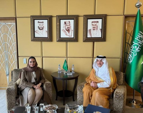 سفير المملكة لدى مصر يستقبل الأمين العام لمنظمة التعاون الرقمي