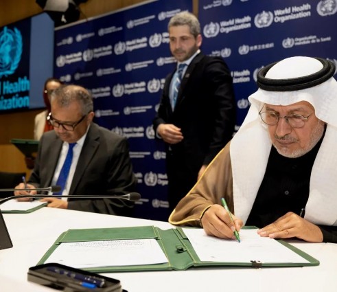 مركز الملك سلمان للإغاثة يوقع برنامجا مع منظمة الصحة العالمية لـلحد من انتشار مرض الكوليرا في اليمن