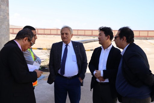 وفد ياباني في زيارة لمحطة تحلية الضبعة بمطروح