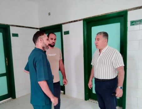 فرش وتجهيز وحدة النجيلة البحرية التابعة لإدارة النجيلة الصحية بمطروح استعداداً لتشغيلها