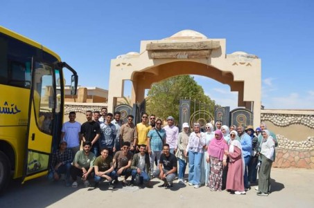 محافظة مطروح تستقبل الزيارات و الرحلات العلمية لجامعات مصر