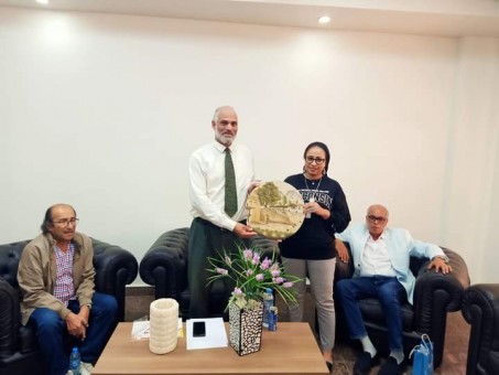 تكريم ١٦ فنان تشكيلي من جميع محافظات مصر وعدد من الدول الخارجيه في سيوة