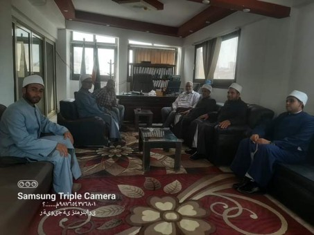 قافلة  الأزهر الشريف الدعوية تعقد ندوات دينية خلال زيارتها لمدينة الحمام