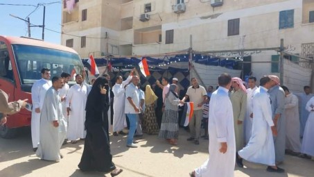 اقبال كبير علي تحرير توكيلات للرئيس السيسي بمطروح