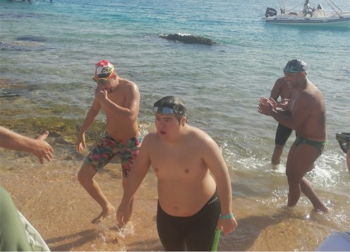 القصيبي يخوض تدريبه الأخير بالغردقة قبل ايام من انطلاق محاولة عبور المانش