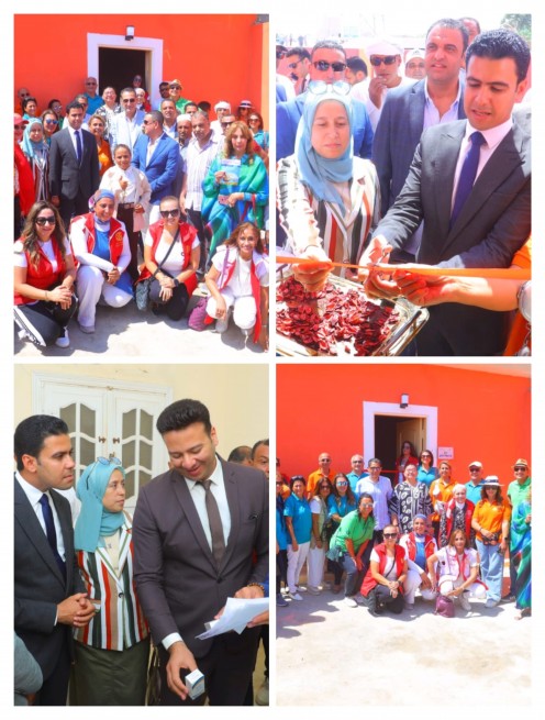 انتهاء أعمال تطوير وتأهيل عدد من المنازل بقرية الحرابى بالضبعة بالتعاون مع مؤسسة صناع الخير للتنمية 