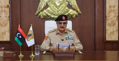 ليبيا.. ”حفتر” نشكر ”الرئيس السيسي” على توجيه الدعم لمواجهة كارثة الإعصار