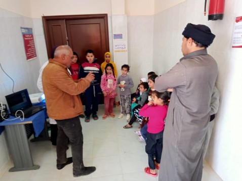 وحدة سكان مرسي مطروح تنظم حملات توعية بالقافلة الطبية بقريتي سيدي حنيش وأبو مرقيق