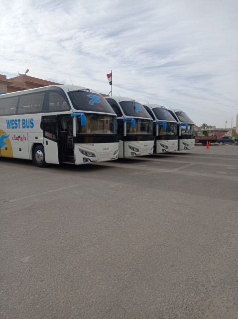 رفع مستوى الخدمات باتوبيسات غرب الدلتا لتوفير مزيد من راحة الركاب من  أهالي مطروح وزوارها