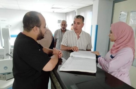 وكيل وزارة الصحة الصحة بمطروح  يتابع تقديم الخدمات الصحية بمستشفى النجيلة المركزى 