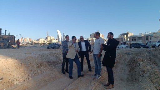محافظ مطروح يتابع اعمال تطوير كورنيش مدينة مرسي مطروح