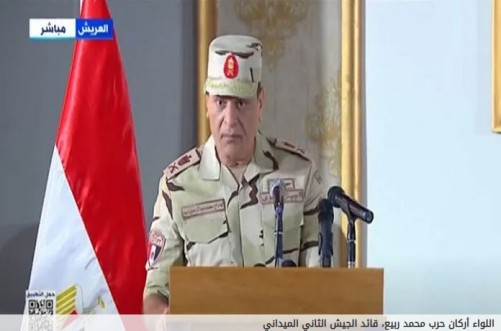 قائد الجيش الثاني: طهرنا ر سيناء من دنس الإرهاب الأسود