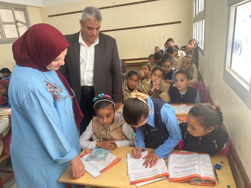 وكيل وزارة تعليم مطروح تفاجئ مدارس قطاع البنجر أقصي شرق المحافظة 