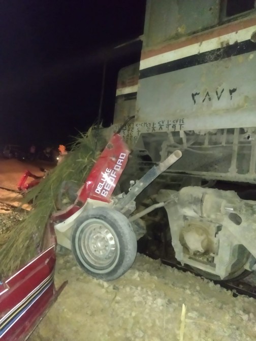 قطار مطروح دهس باسم في الرويسات غرب مدينة الحمام