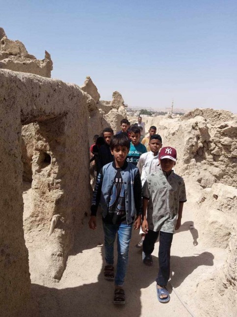 زيارة ميدانية لقلعة شالى احتفاء باليوم العالمى للمدن 