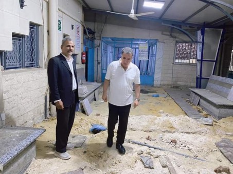 وكيل وزارة الصحة بمطروح  يتابع المراحل النهائية لتطوير مستشفي الصدر والحميات بمطروح