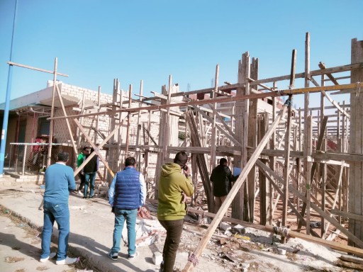 رئيس مدينة مرسى مطروح ضبط مباني مخالفة بدون ترخيص والتحفظ علي معدات بمنطقة علم الروم