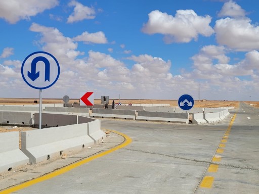 فى إنجاز تنموى جديد  تشغيل طريق سيوة الخرسانى مع احتفالات ذكرى تحرير سيناء