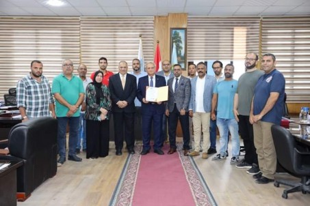 (شركة جاردينيا للاستشارات الادارية تكرم فريق الازمات والطوارئ بشركة مياه مطروح)